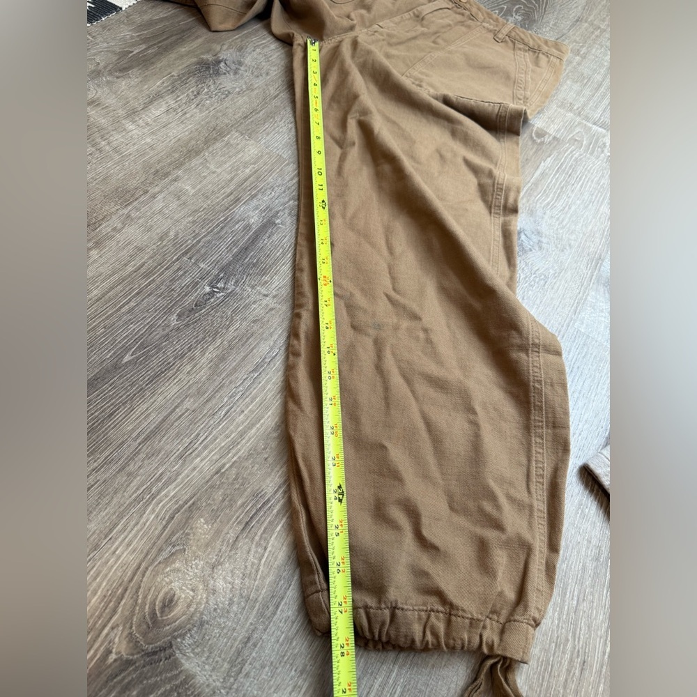 Urban Outfitters Loose Fit Cargo Pants Khaki Size 10 - Picture 6 of 7